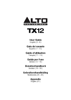 Alto TX-12 - User Guide 